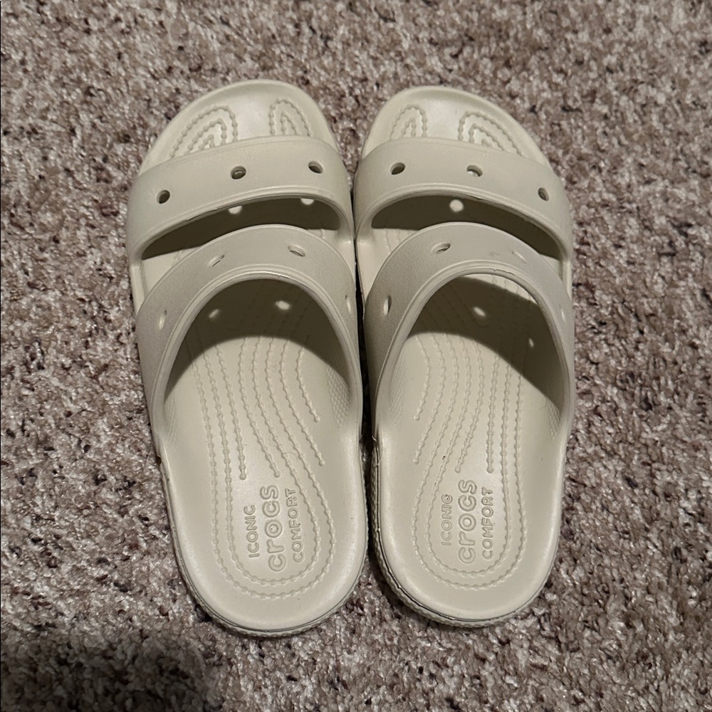 Crocs Classic Sandals Beige- Mens 5/Womens 7